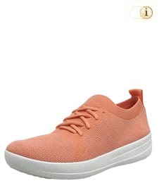 Orange Fitlop Damen Sporty Sneakers, apricot.